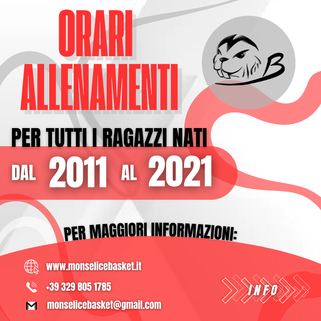 Orari Allenamenti